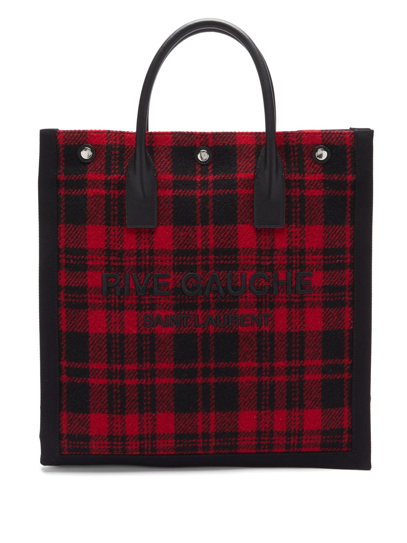 tartan tote bag