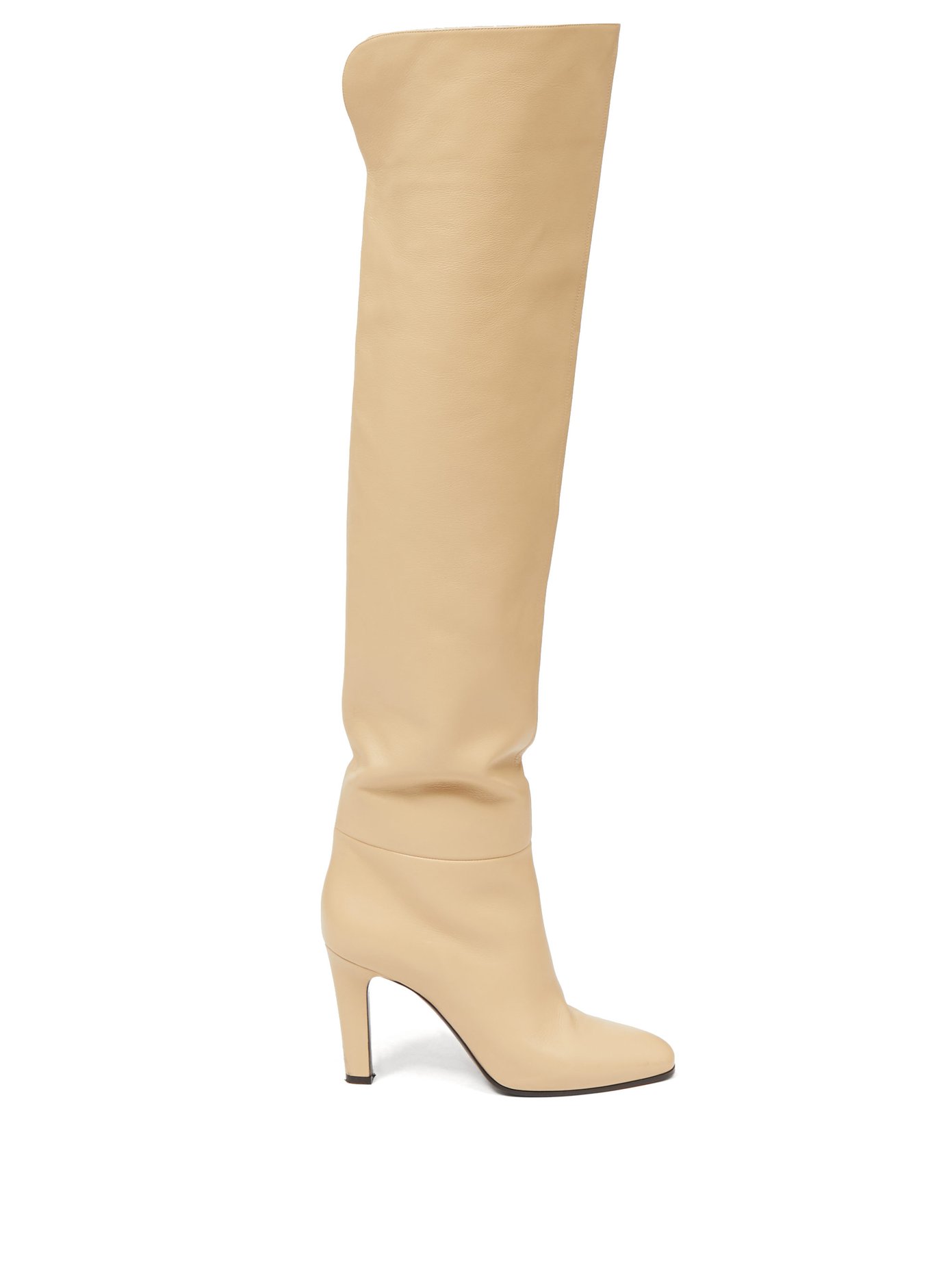 Over-the-knee leather boots | Saint 