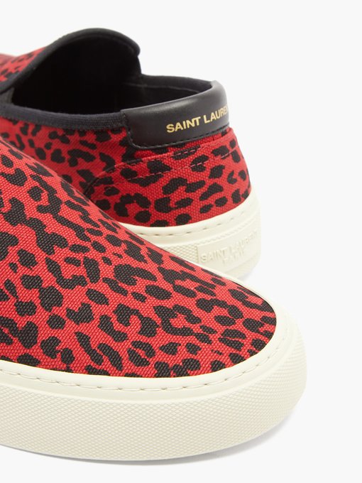 Venice leopard-print slip-on trainers 