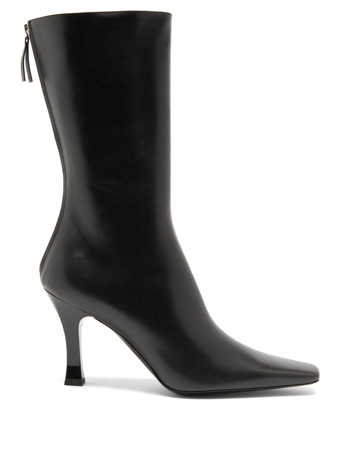 Office zipped leather boots | The Row 