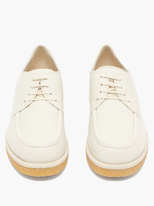 Honore creased-leather Derby shoes | The Row | MATCHESFASHION US