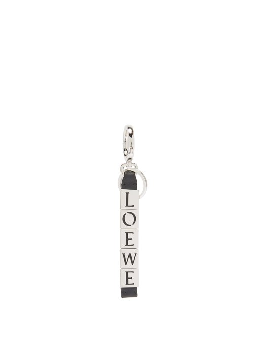 Logo Link Leather Key Ring Loewe Matchesfashion Us