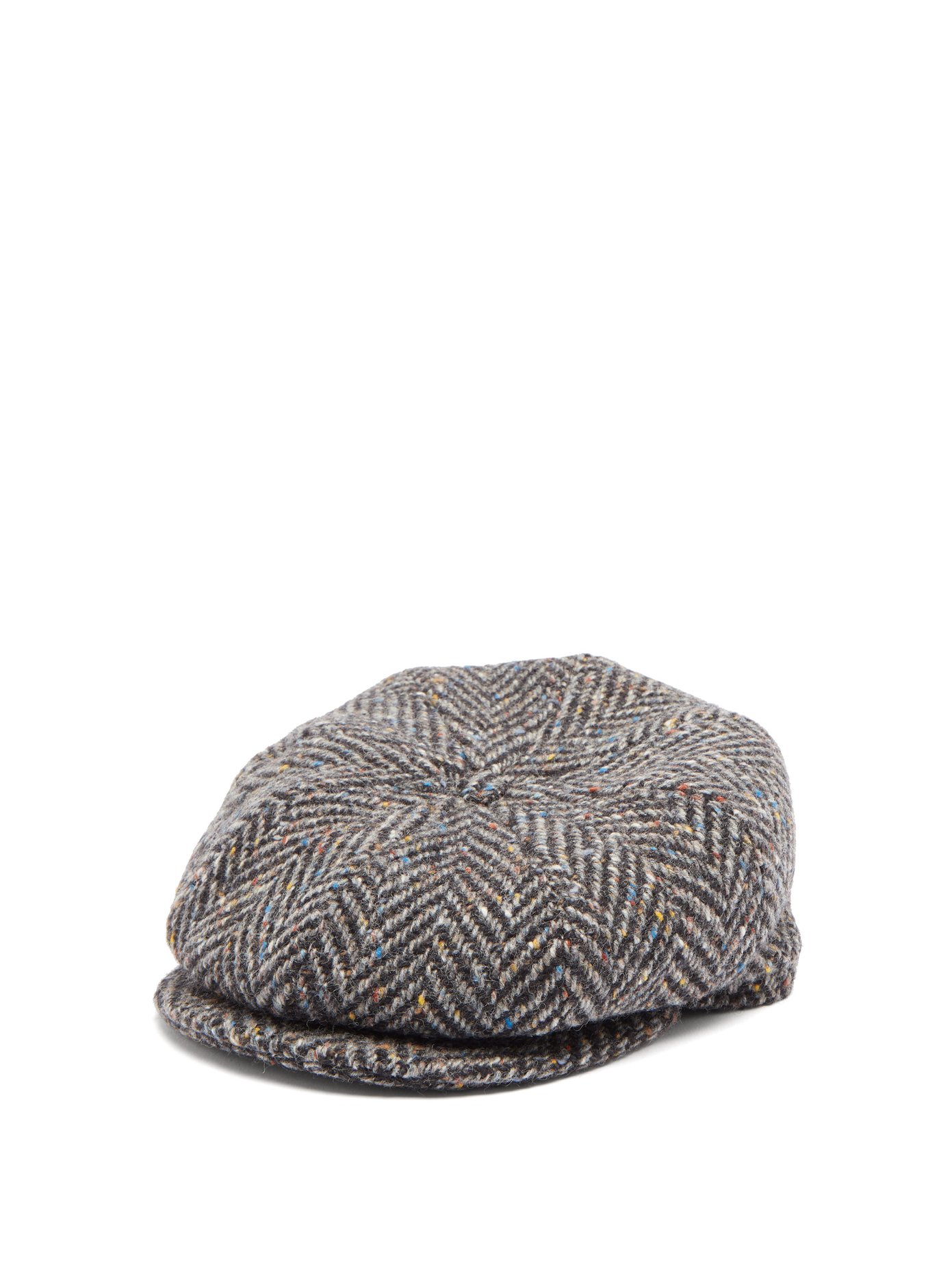 wool tweed cap