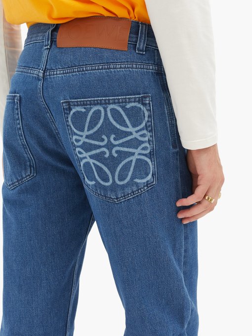 Anagram-print straight-leg jeans | Loewe | MATCHESFASHION US