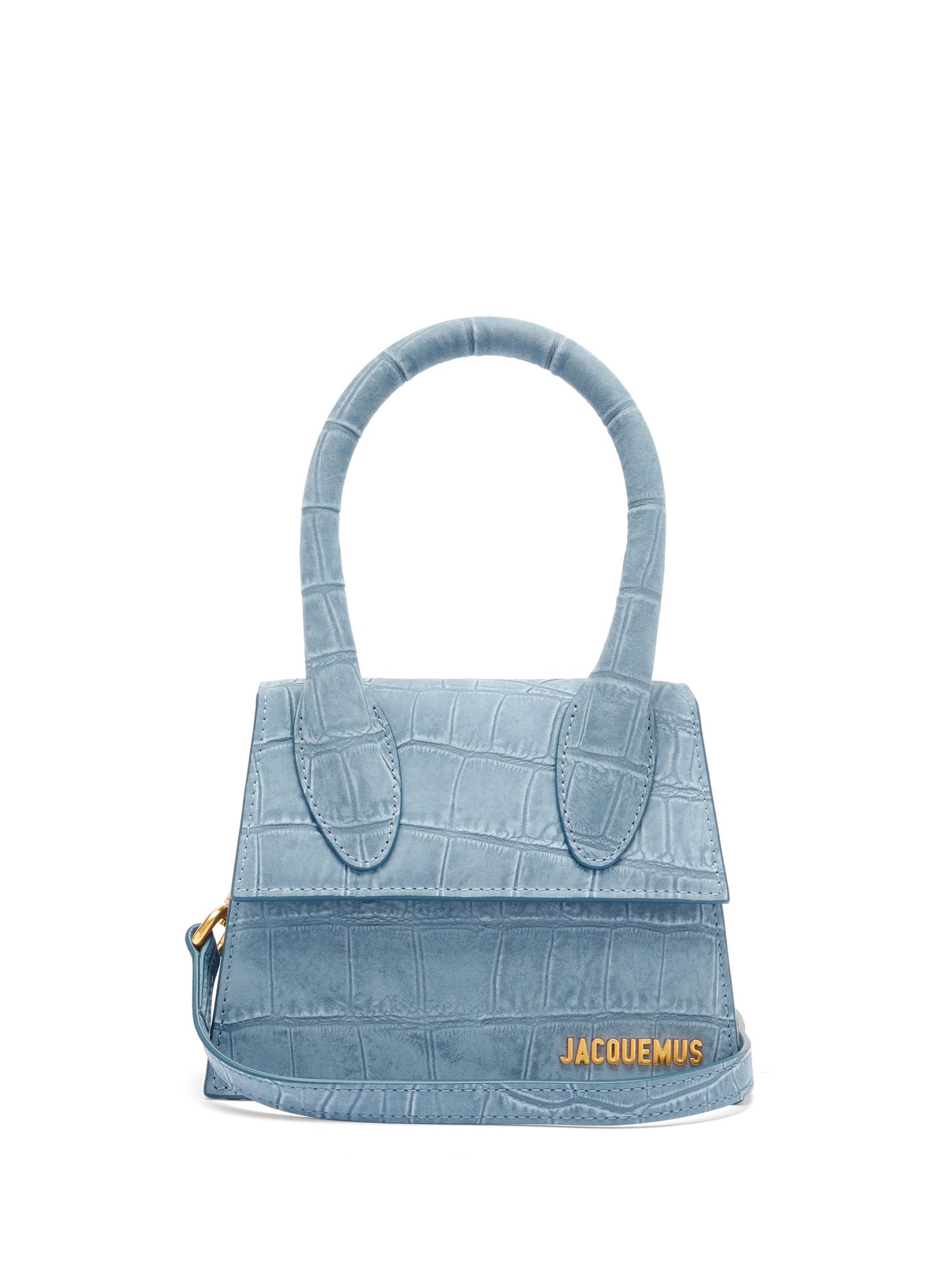 jacquemus blue mini bag