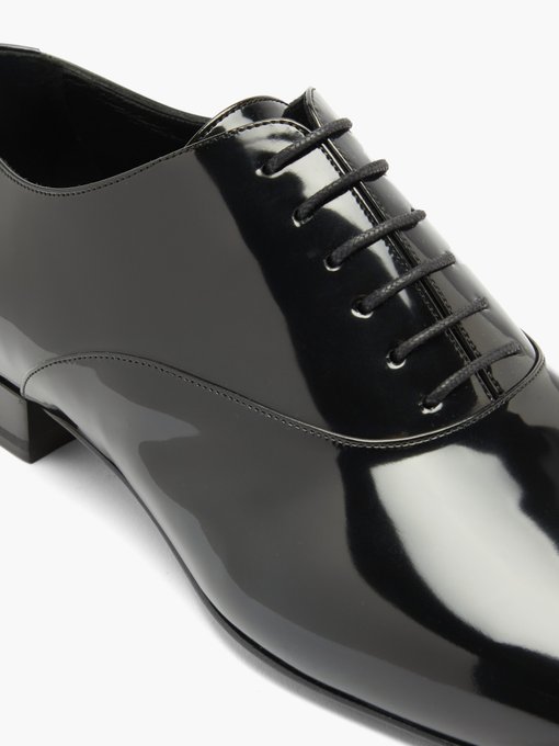 Smoking patent-leather Oxford shoes 