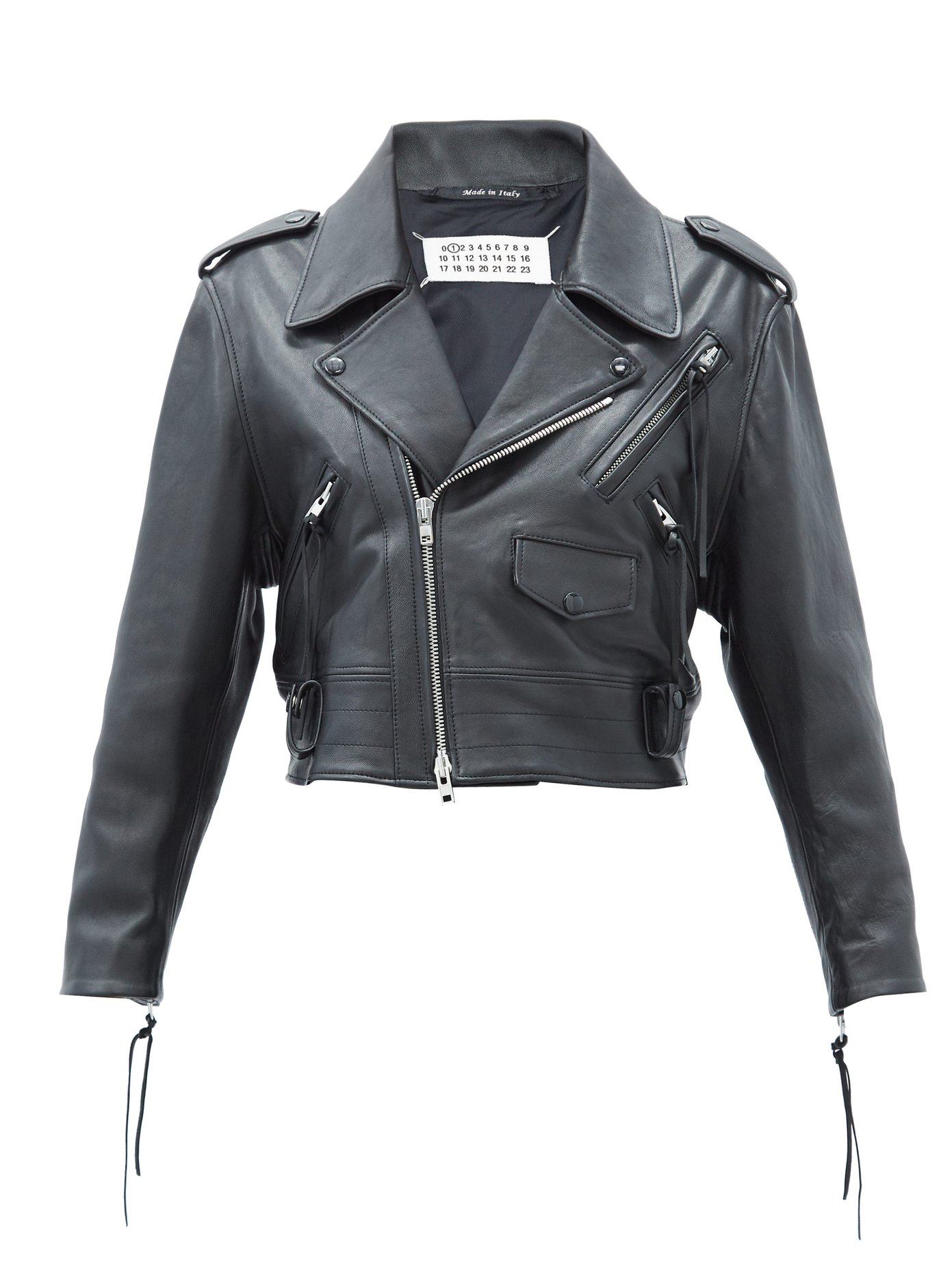 Cropped leather jacket | Maison Margiela | MATCHESFASHION FR