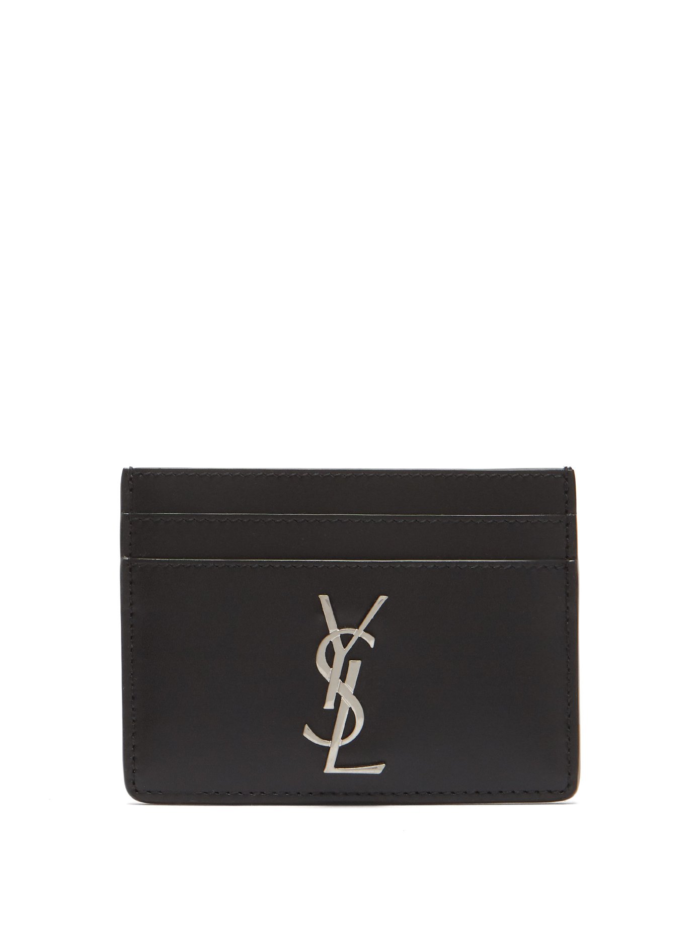 Ysl Monogram Leather Cardholder Saint Laurent Matchesfashion Uk