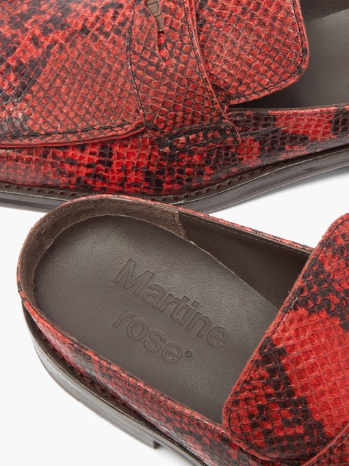 red rose loafers