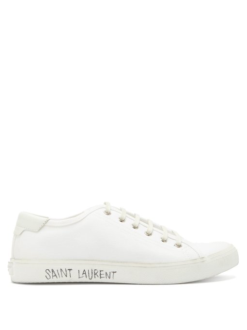 saint laurent canvas shoes