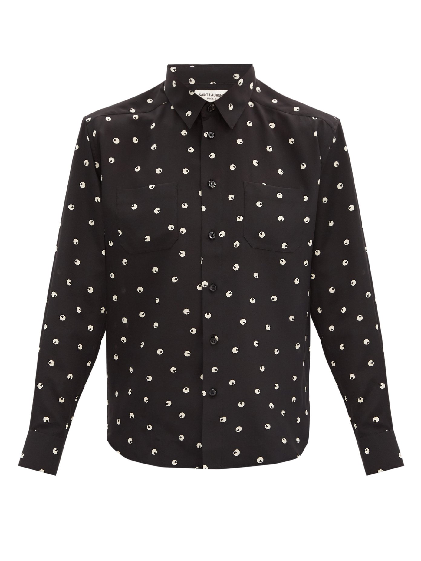 Polka dot-silk shirt | Saint Laurent 