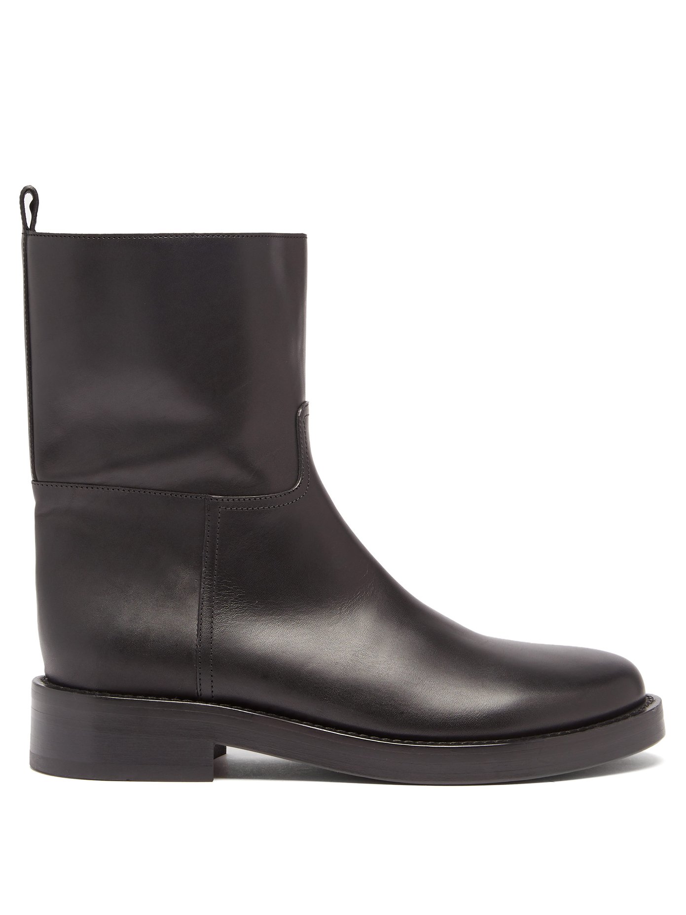 Panelled leather boots | Ann 