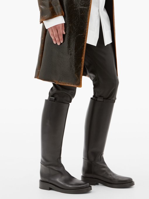 Buckled leather wellington boots | Ann 