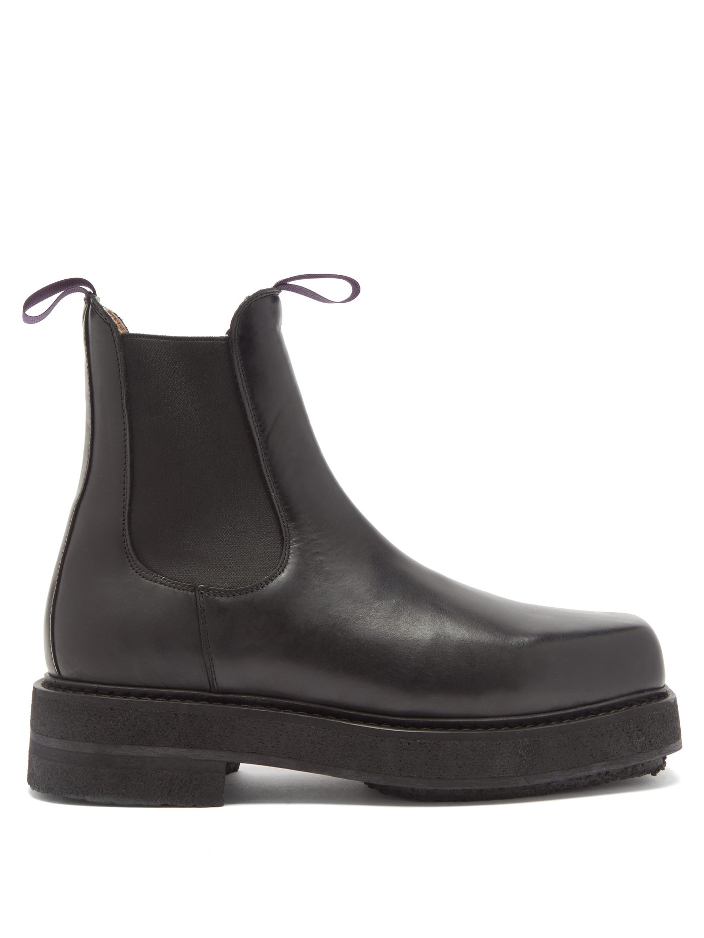 Ortega chunky leather Chelsea boots 