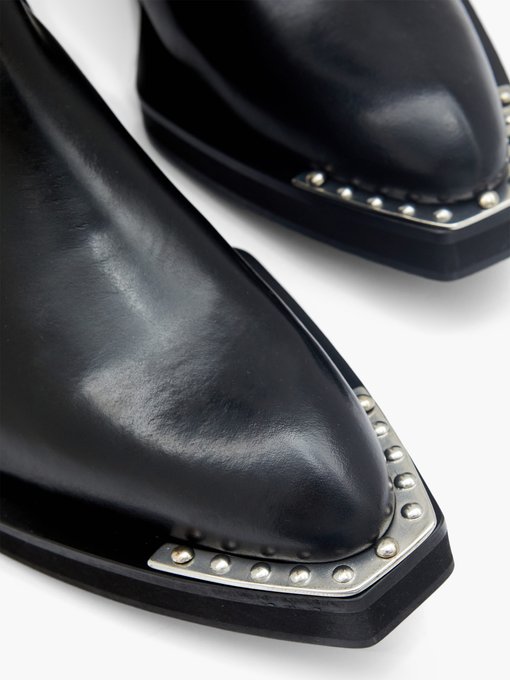 Romeo point-toe leather boots | Eytys 