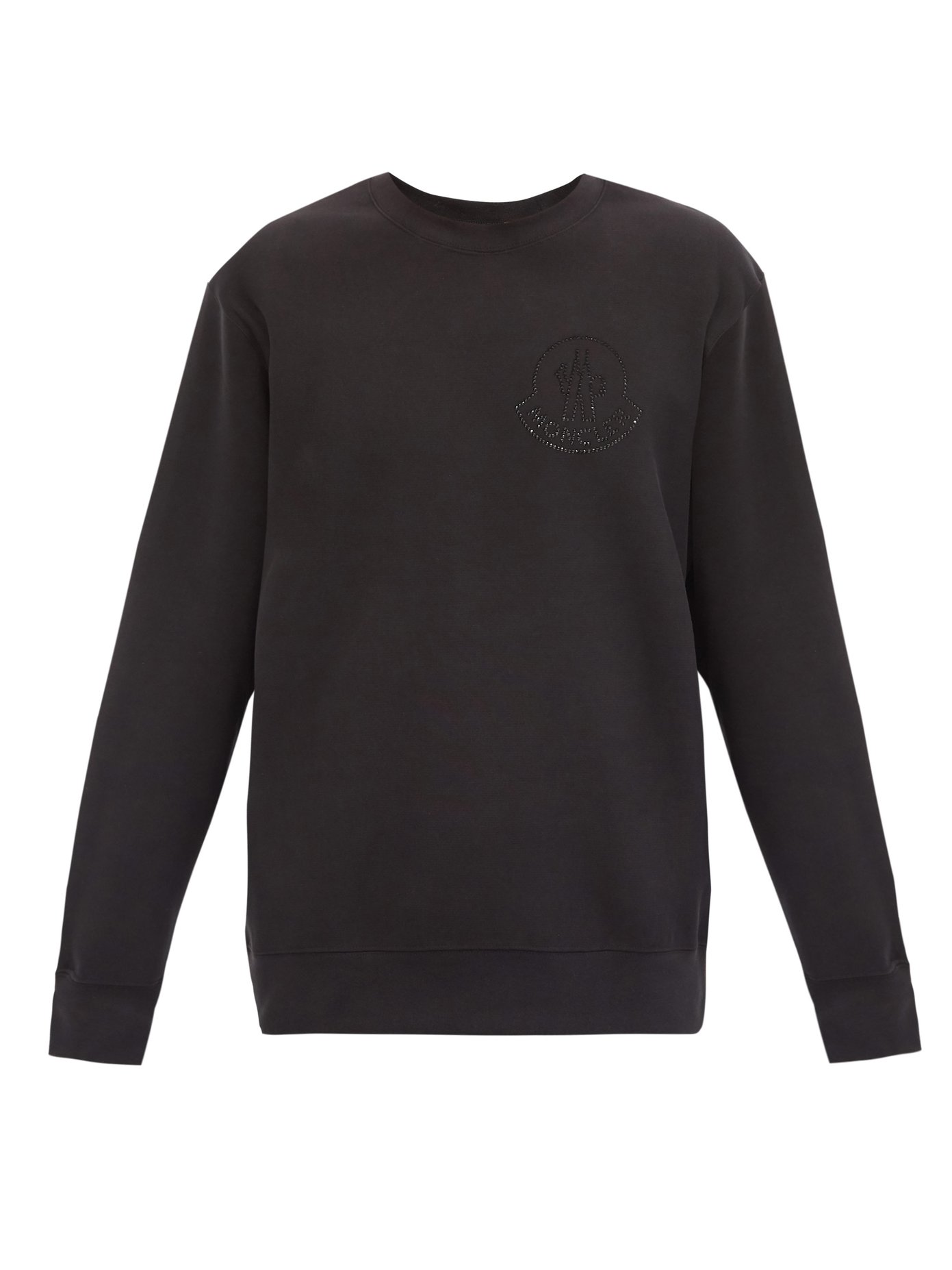 moncler black sweatshirt