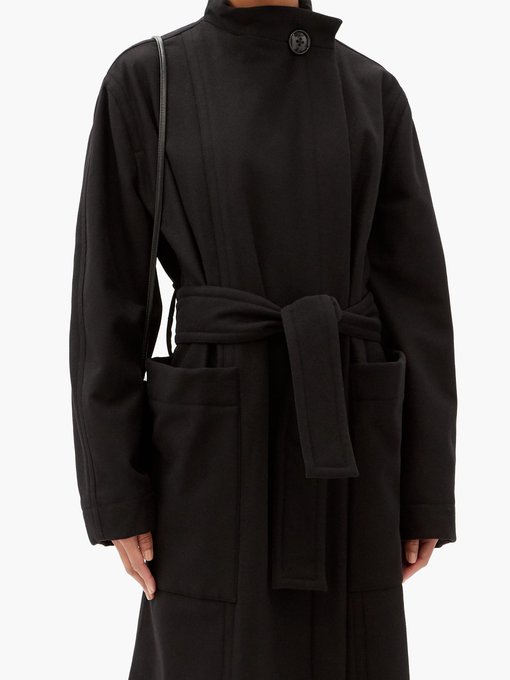 longline wrap coat