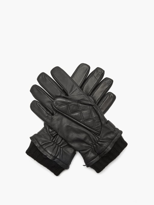 wool lined leather gloves