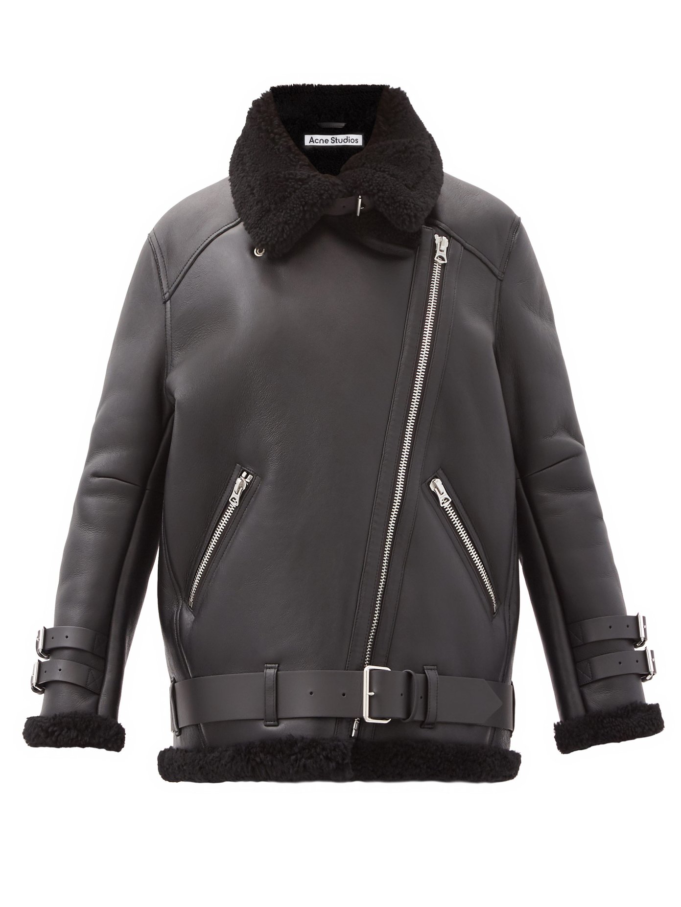 Acne Studios Shearling Leather Jacket