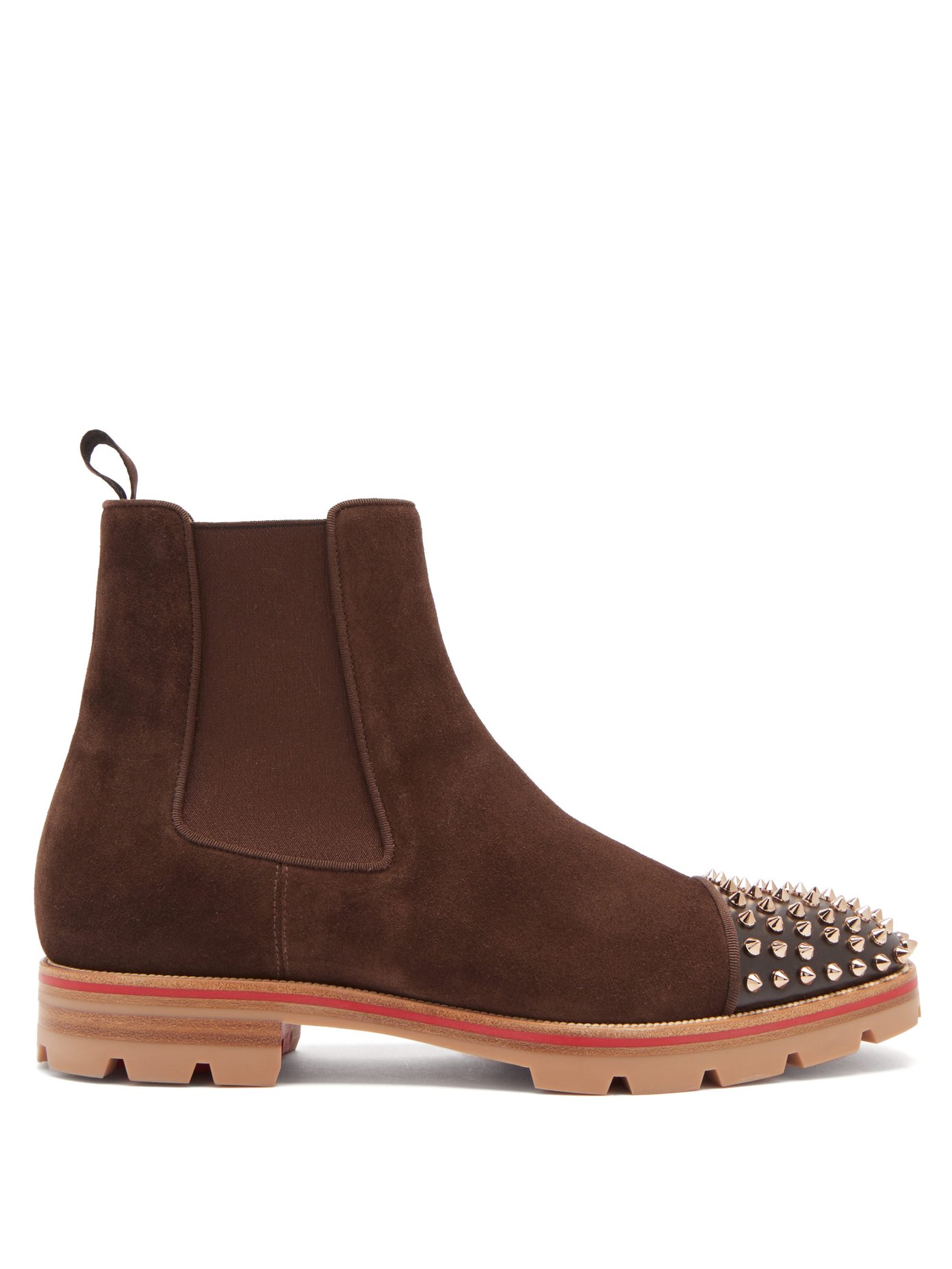 Melon Spikes suede Chelsea boots 