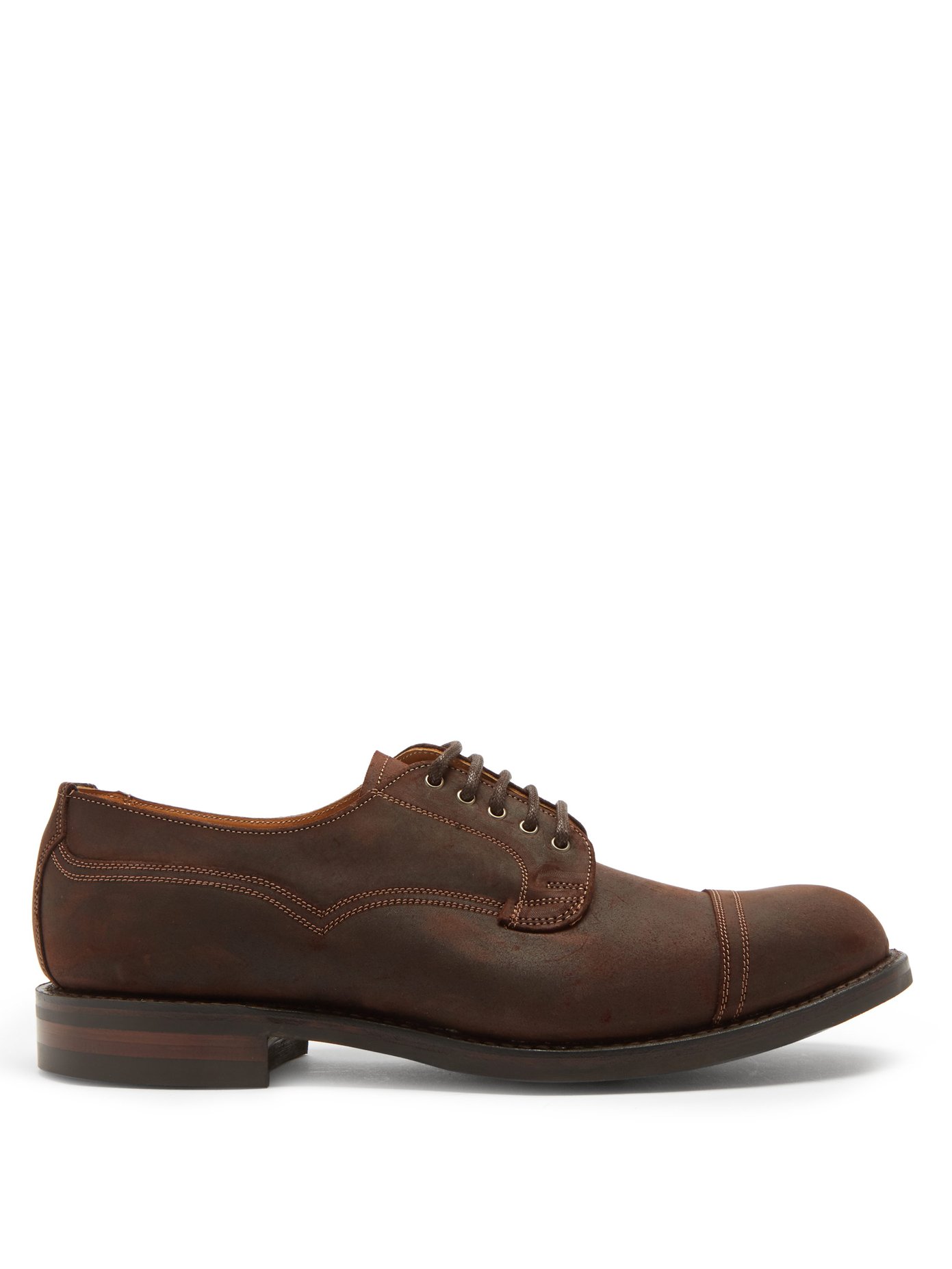 Murton R buffed-leather derby shoes 