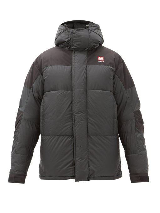 Tindur down-quilted shell hooded jacket 
