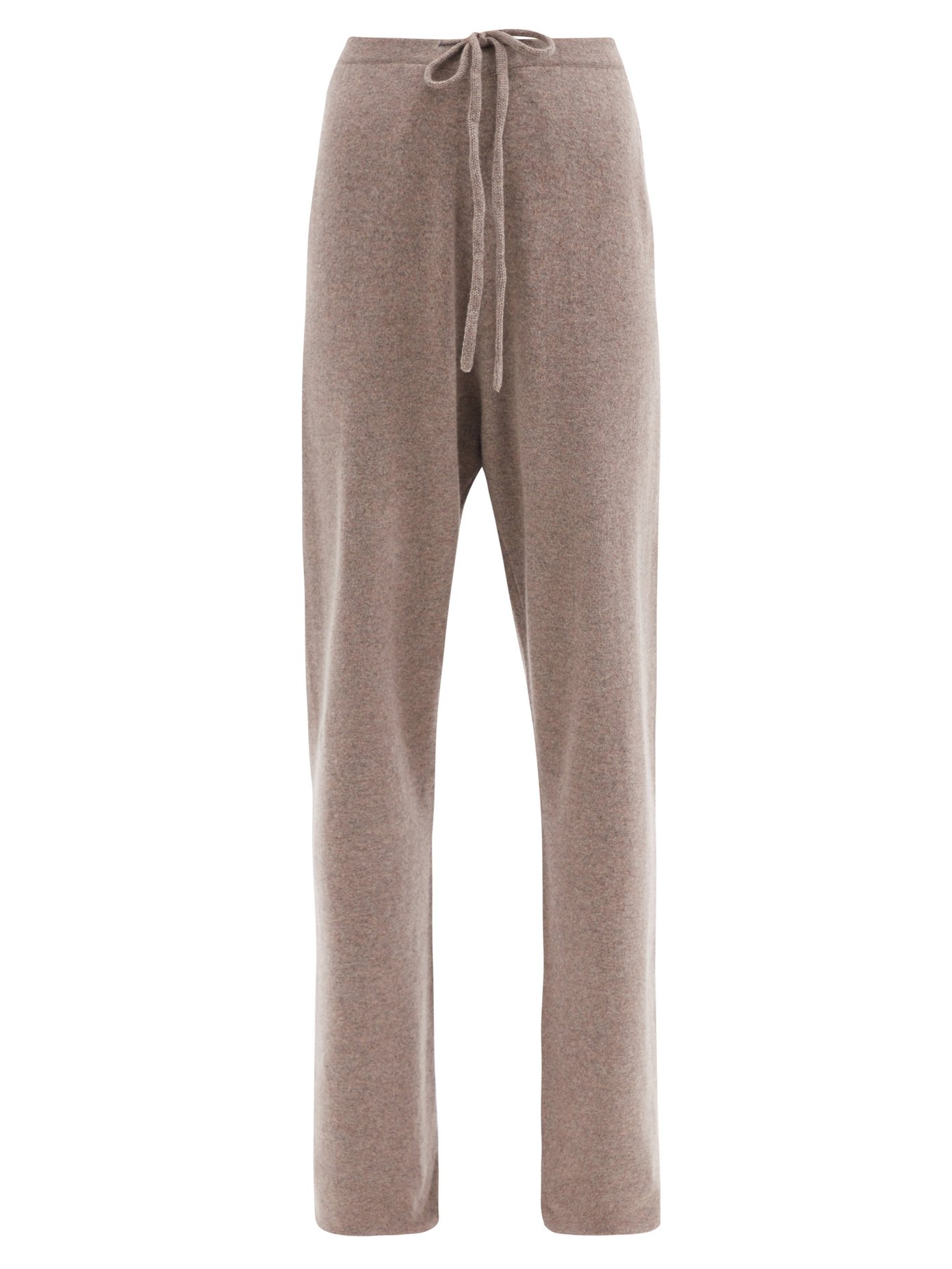 Extreme Cashmere No.142 Run Stretch-cashmere Wide-leg Track Pants In ...