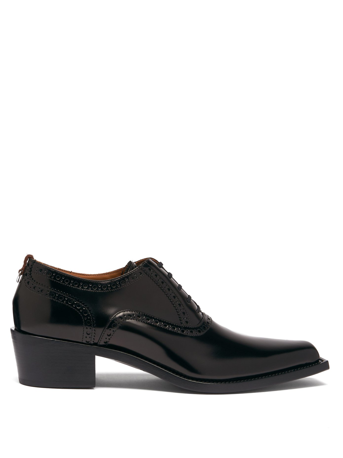 Buchanan patent-leather derby shoes 