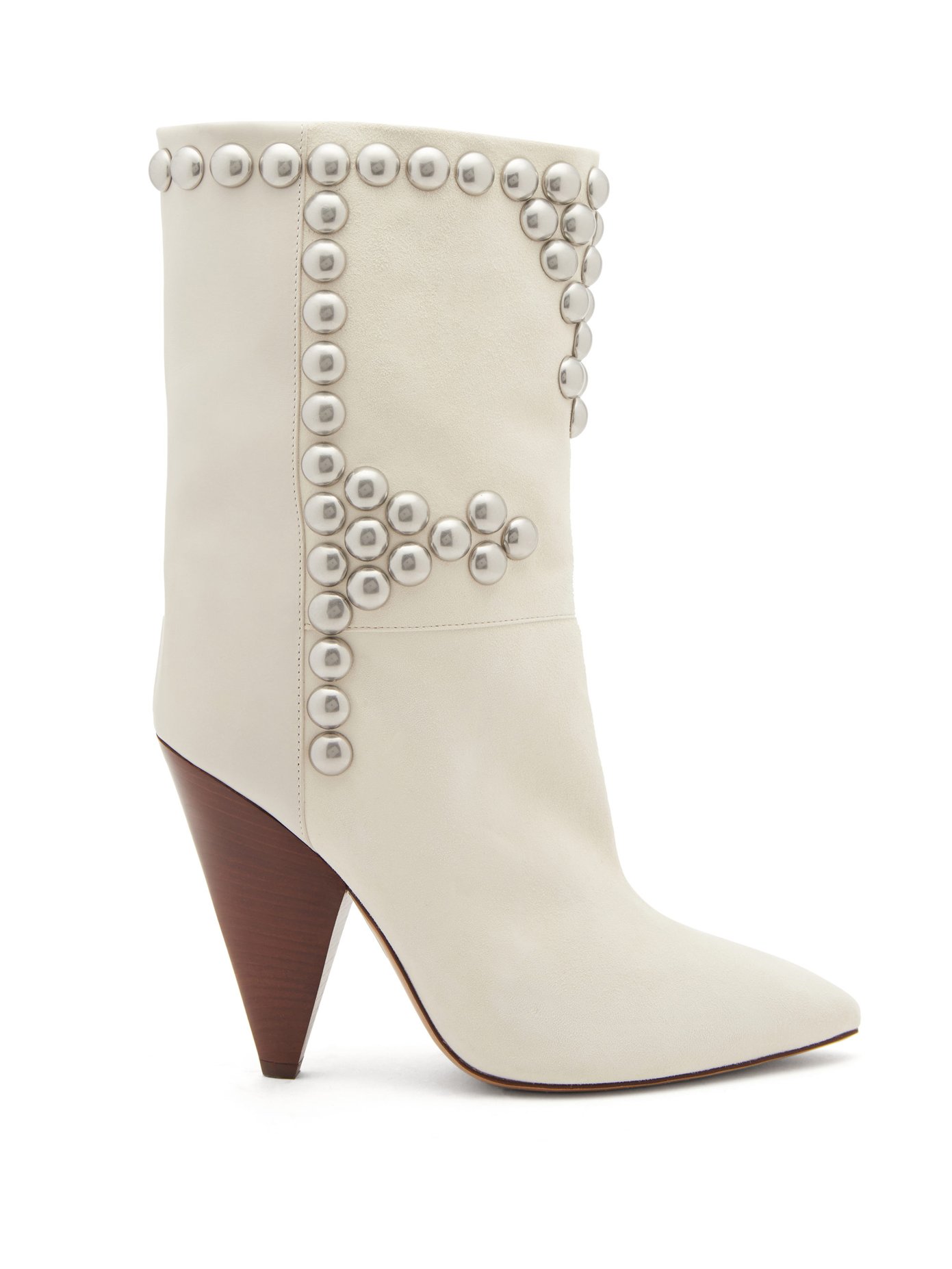 heeled calf boots