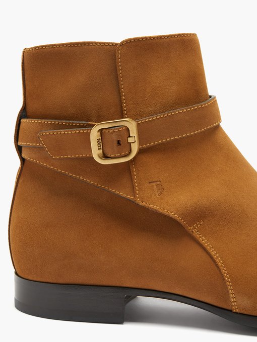 tods suede ankle boots