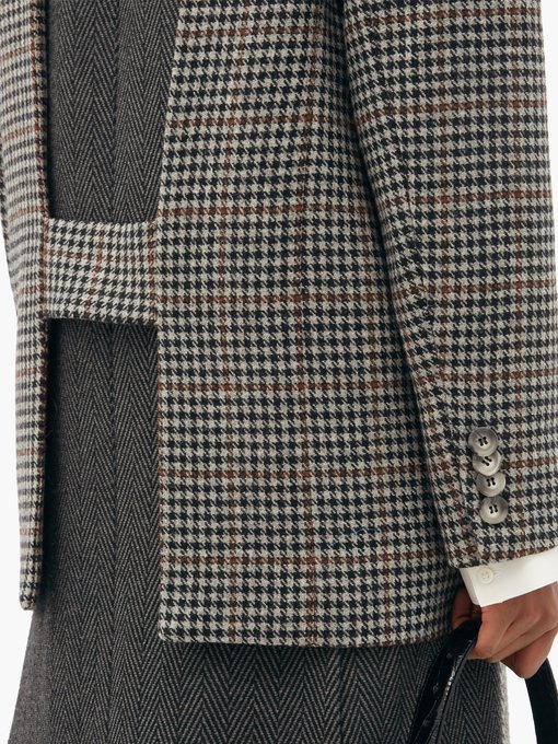 Loretta layered deadstock wool-twill coat | Preen By Thornton Bregazzi ...