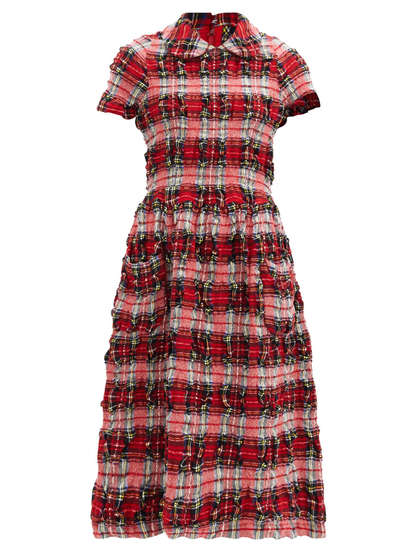 tartan midi dress uk