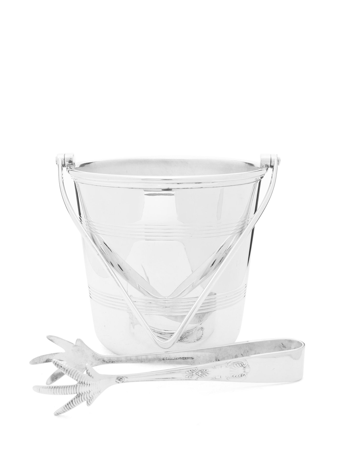 silver plated ice bucket