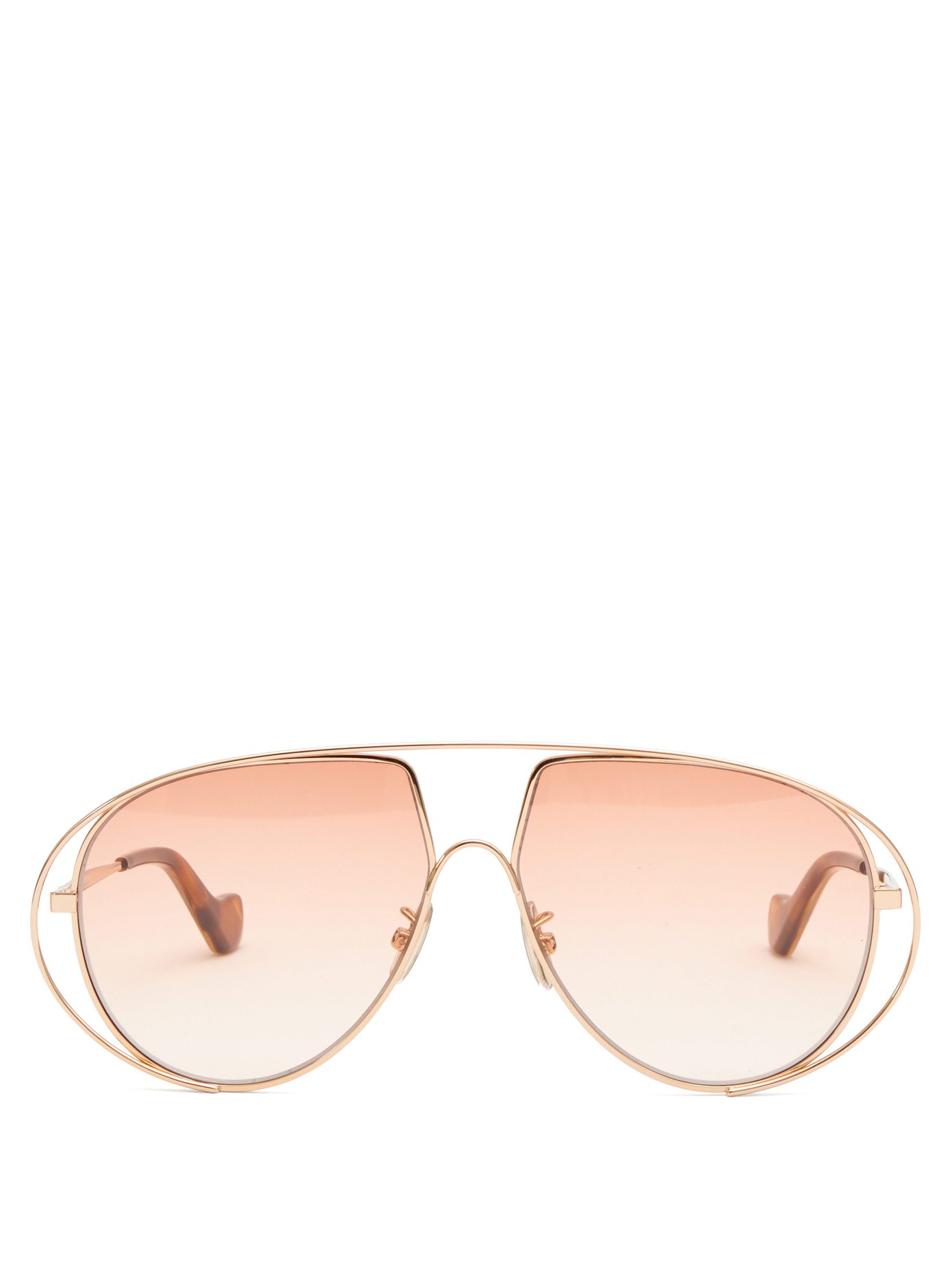 Aviator metal sunglasses | Loewe 