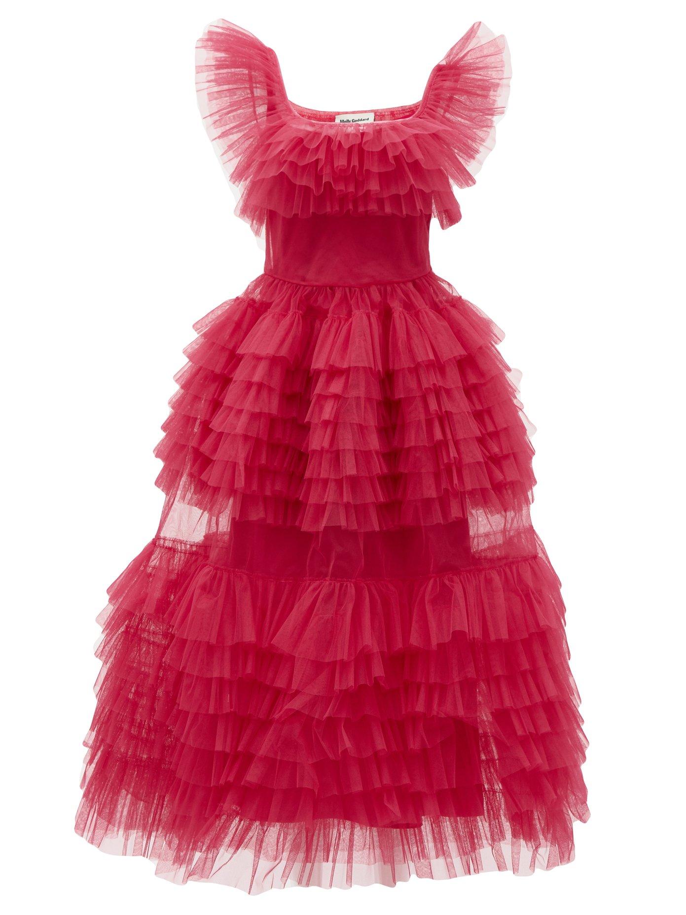 molly goddard pink tulle dress