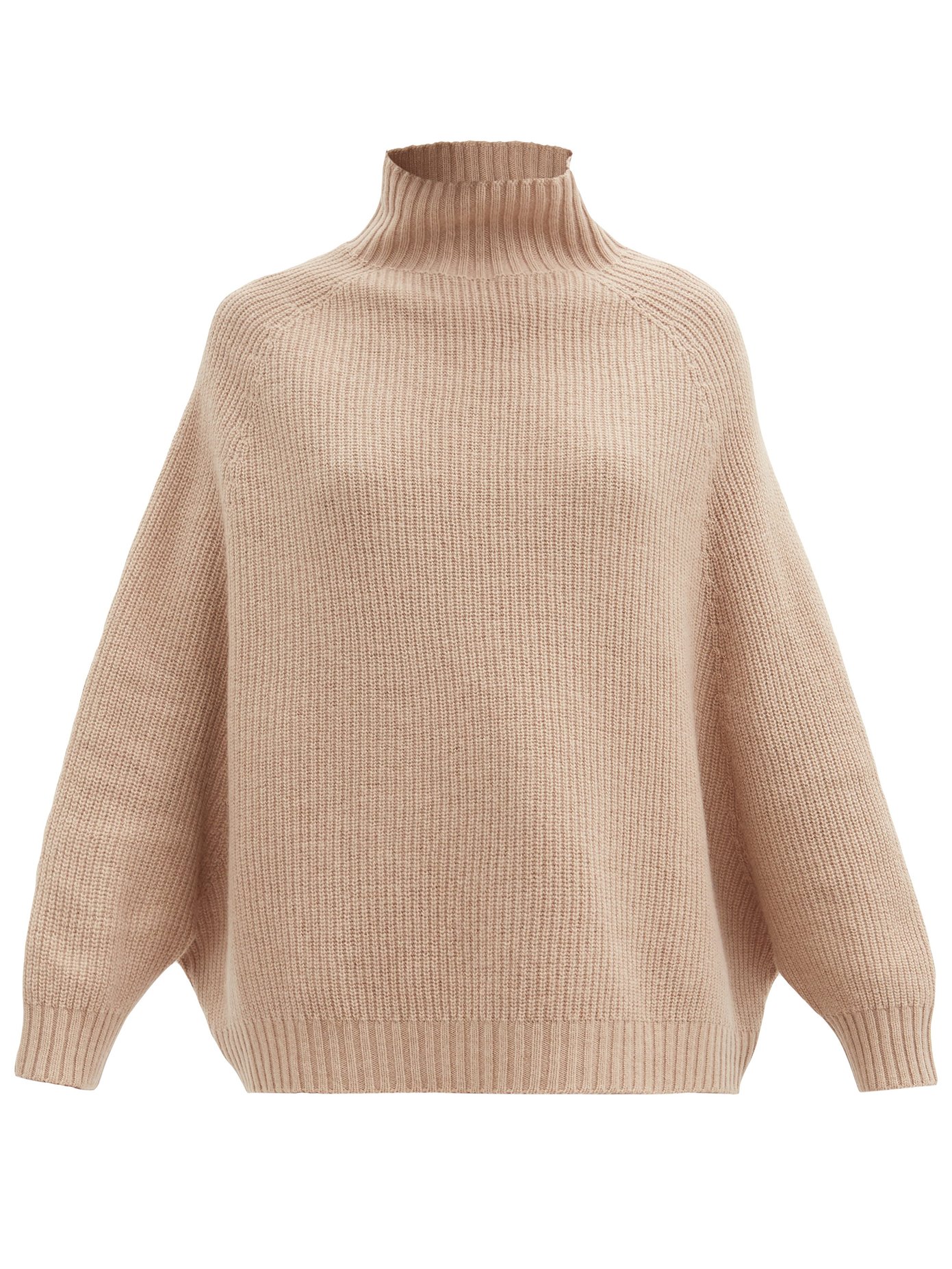 high neck wool sweater