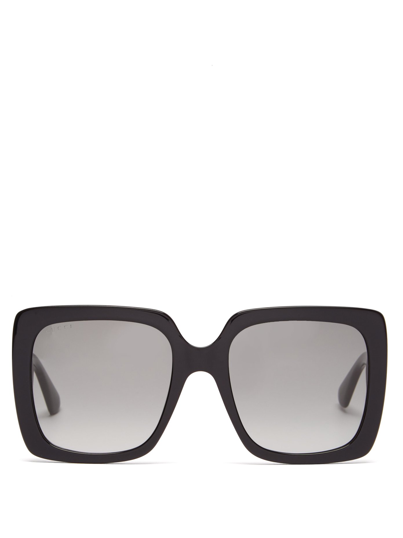 gucci oversized acetate sunglasses with crystals