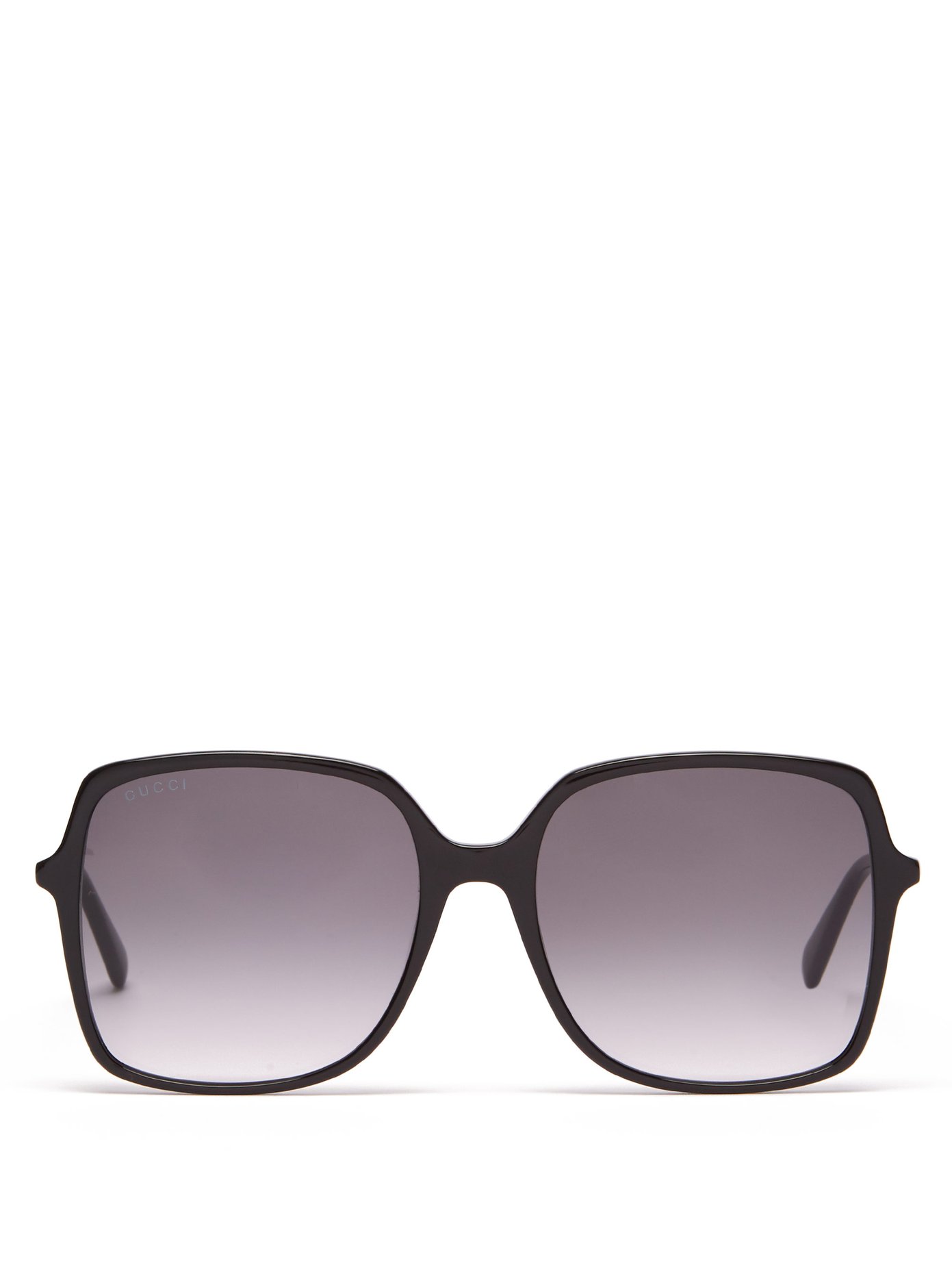 gucci oversized square acetate sunglasses
