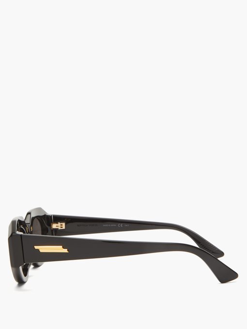 Angular Cat Eye Acetate Sunglasses Bottega Veneta Matchesfashion Uk