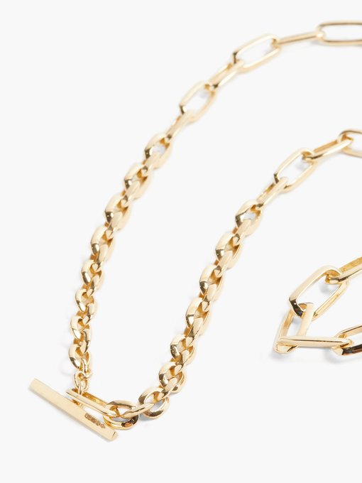 18kt gold chain-link necklace | Lizzie Mandler | MATCHESFASHION UK