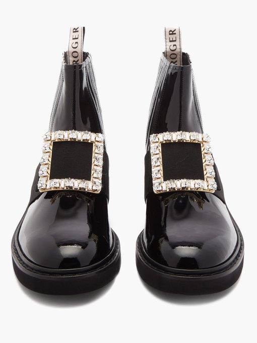 crystal buckle shoes