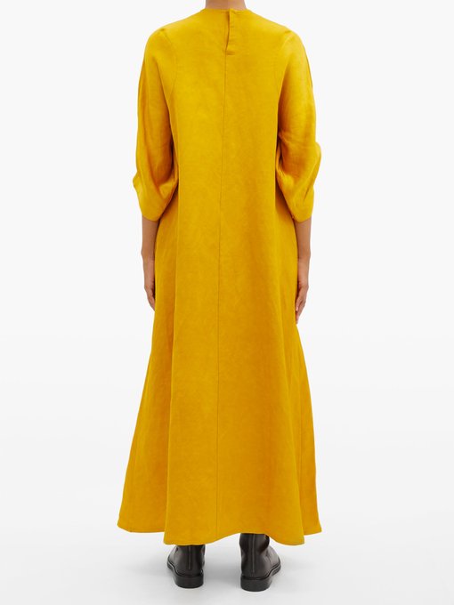 The Oil Rigger linen-blend swing maxi dress | Toogood | MATCHESFASHION US