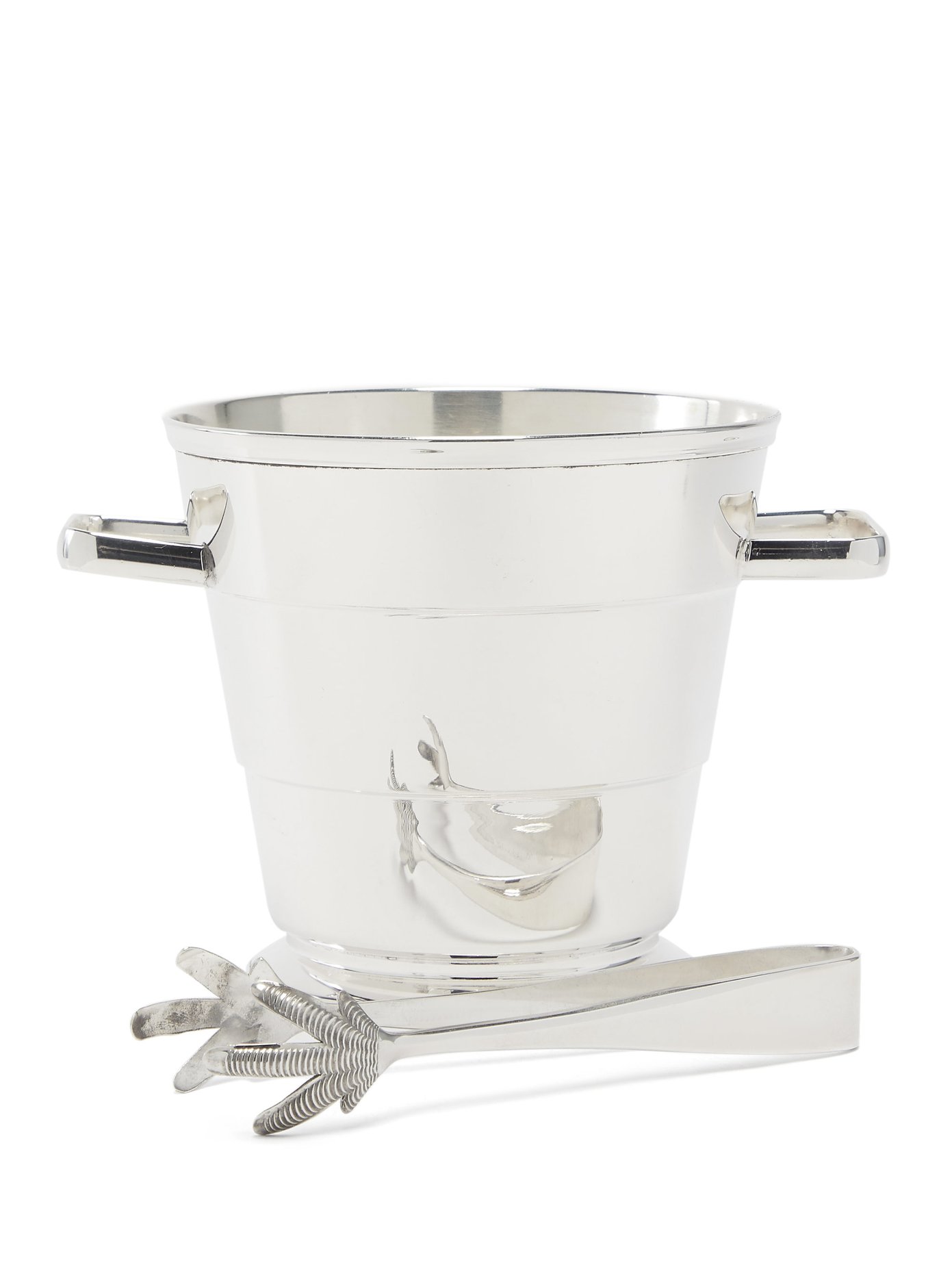 vintage silver ice bucket