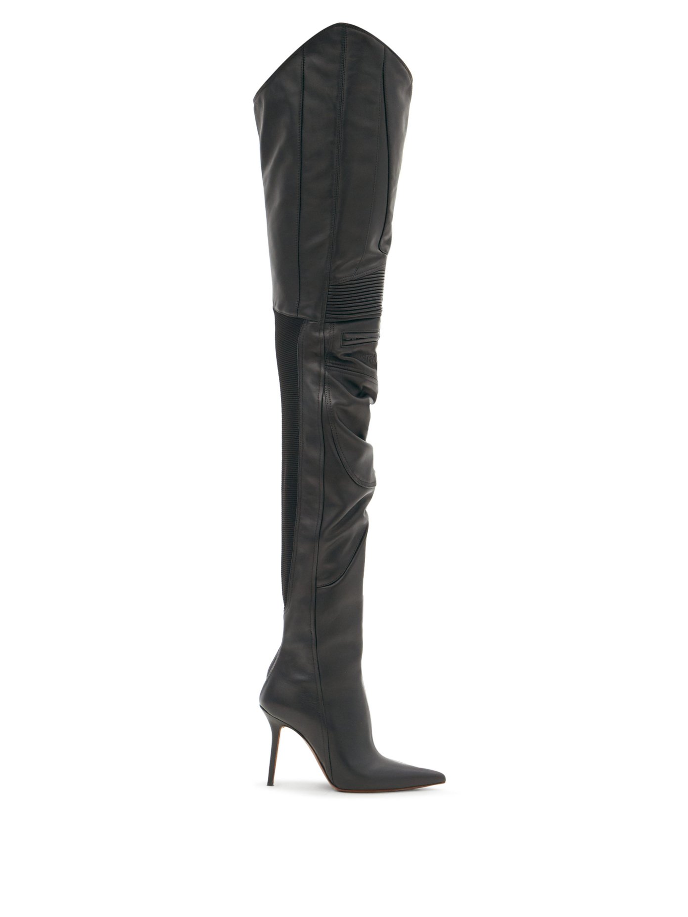 Over-the-knee leather boots | Vetements 
