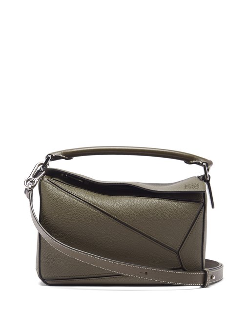 Puzzle small leather cross-body bag 