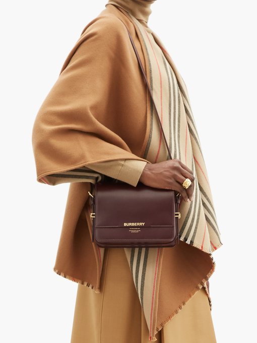 burberry grace small leather shoulder bag