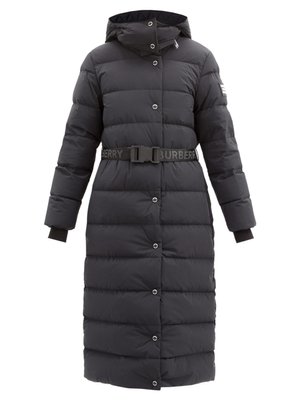 moncler barge quilted down coat