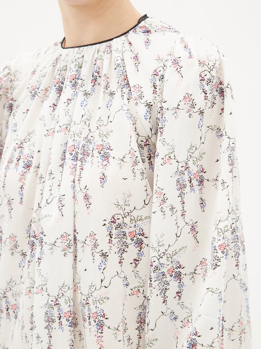 Theodora floral-print cotton nightdress | Emilia Wickstead ...