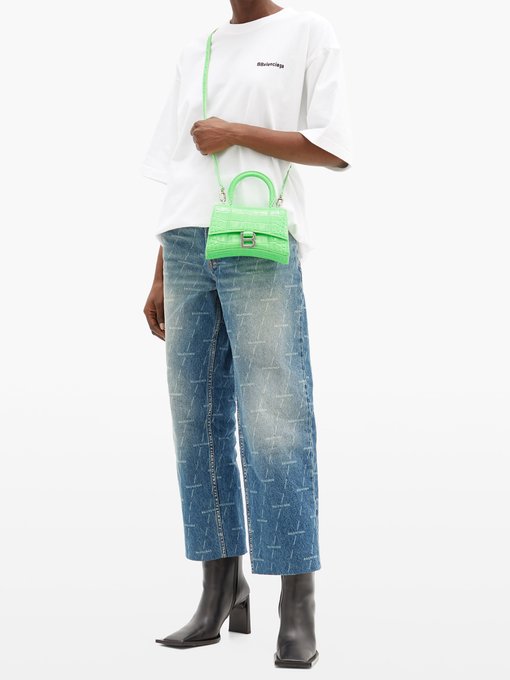 Monogram-logo cropped jeans | Balenciaga | MATCHESFASHION US