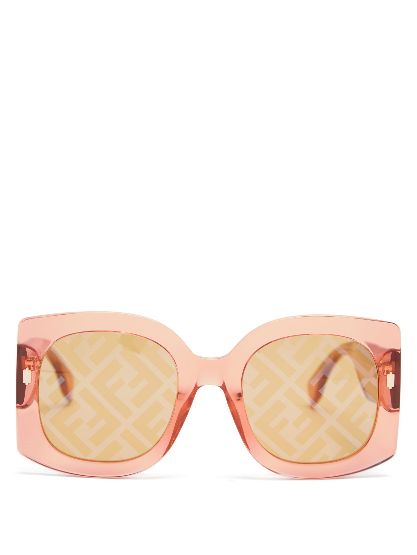 Fendi Roma FF square acetate sunglasses 
